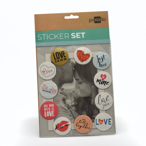 Pixolo sticker set Love
