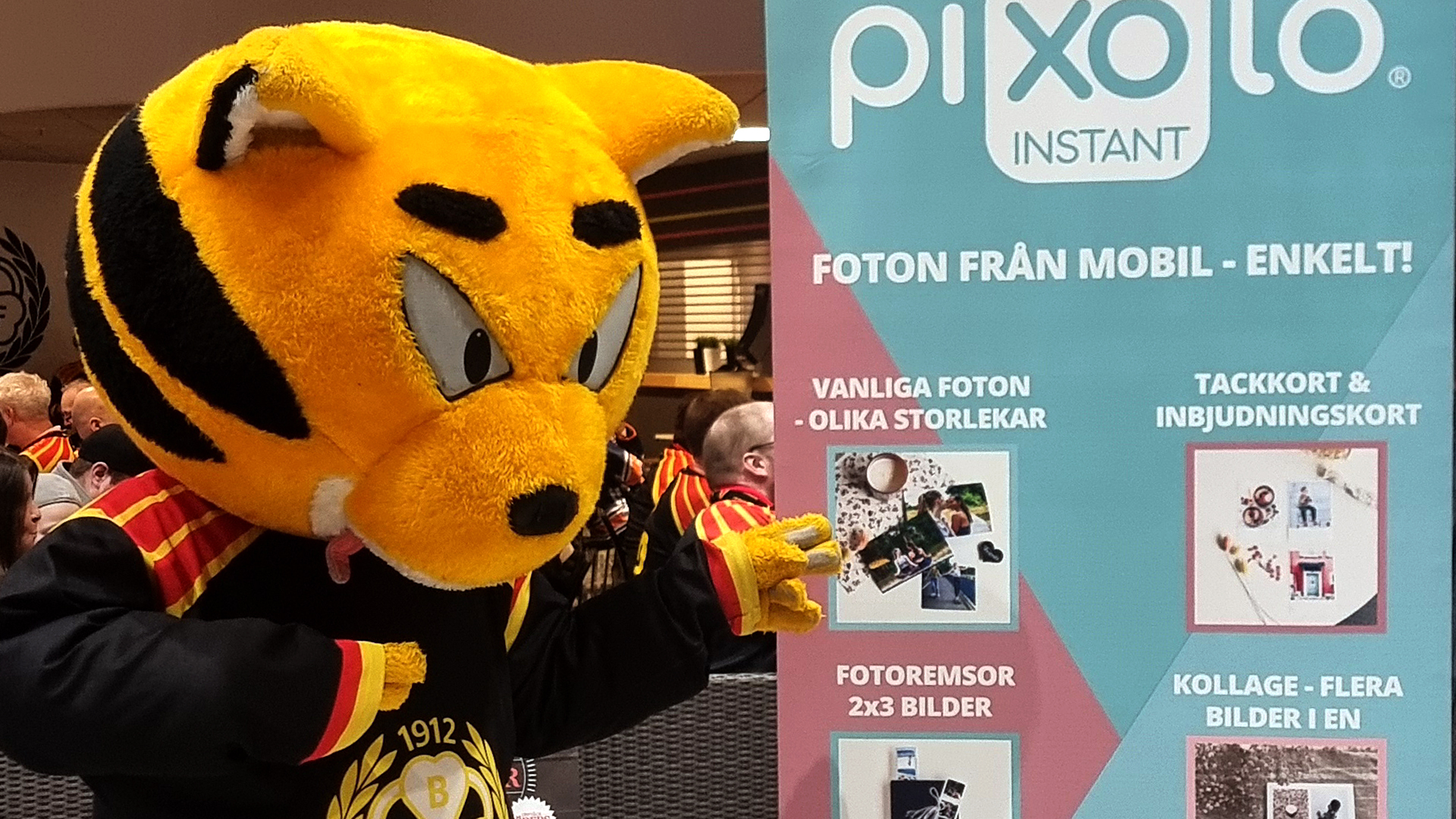 Foton från mobil stöttar Brynäs IF